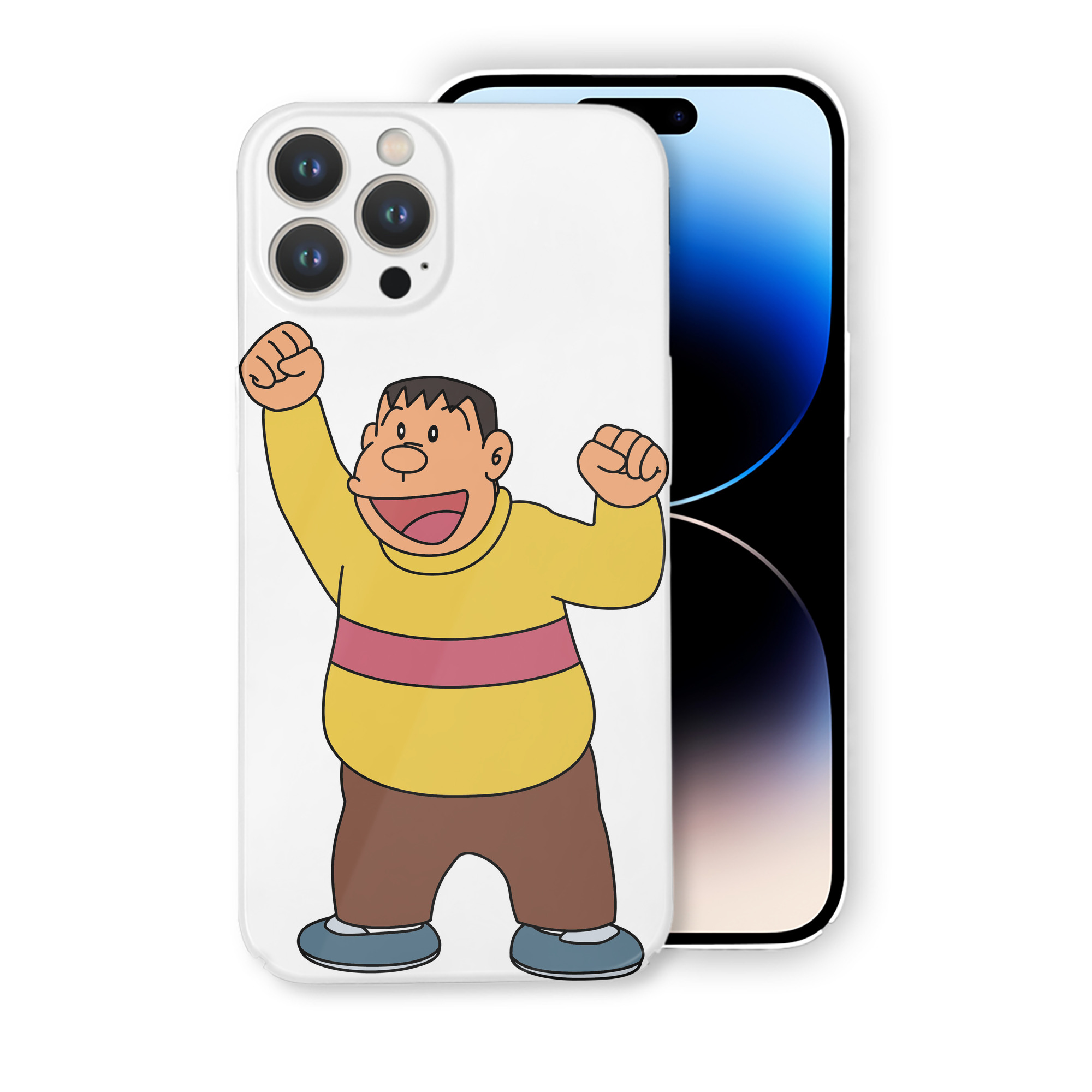 （画像用） ドラえもん 剛田武 Doraemon Gouta Takeshi 【iPhone 14シリーズ対応】ハードケース